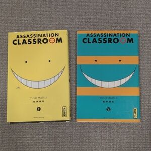 Yusei Matsui Assassination Classroom v1&2 Paperback Manga graphic novel French